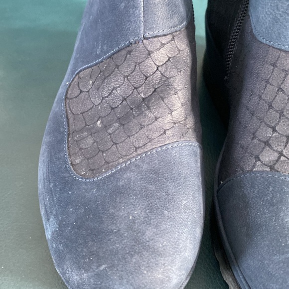 Camper Suede Wedge Heel Booties - Picture 6 of 15